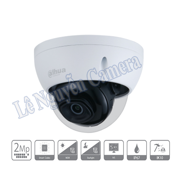 Dome Camera IPC-HDBW2231E-S-S2 2MP Lite IR Fixed-focal