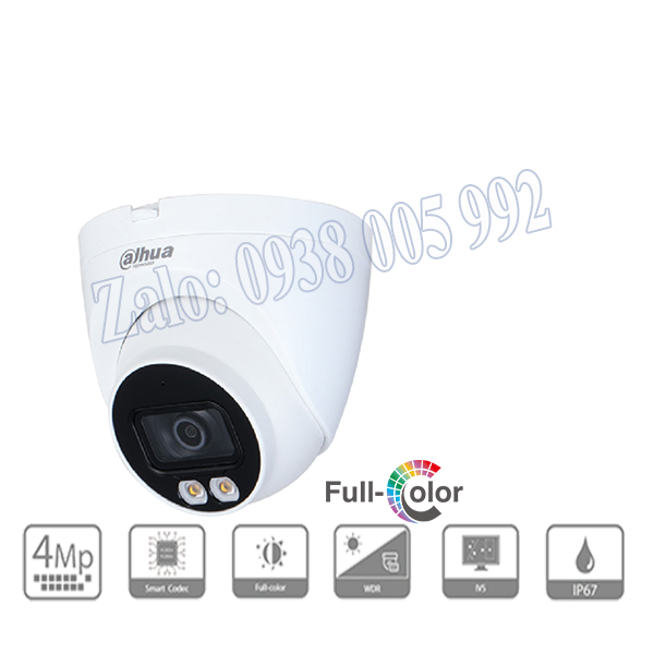 Network Camera Ipc-Hdw2439T-As-Led 4Mp Lite Full Color