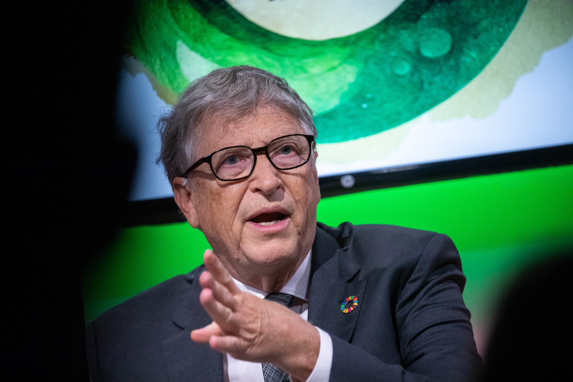 Tỷ Phú Mỹ Bill Gates. Ảnh: Bloomberg